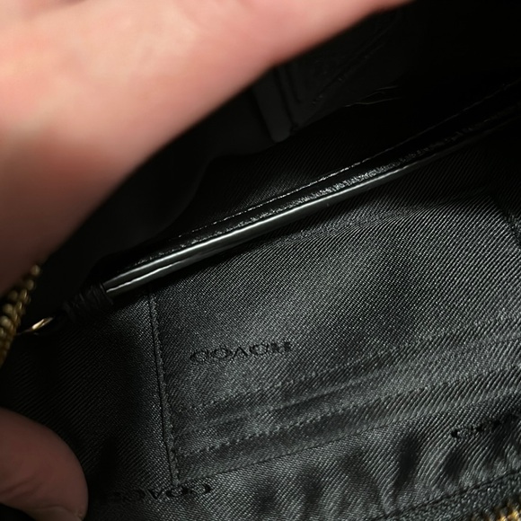 Coach Black Leather Crossbody Bag - Picture 6 of 10
